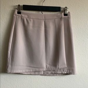 Crepe wrap mini skirt
